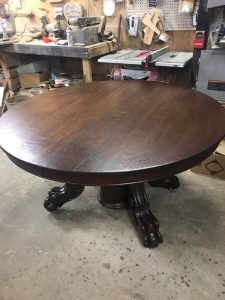 Refinish table tops